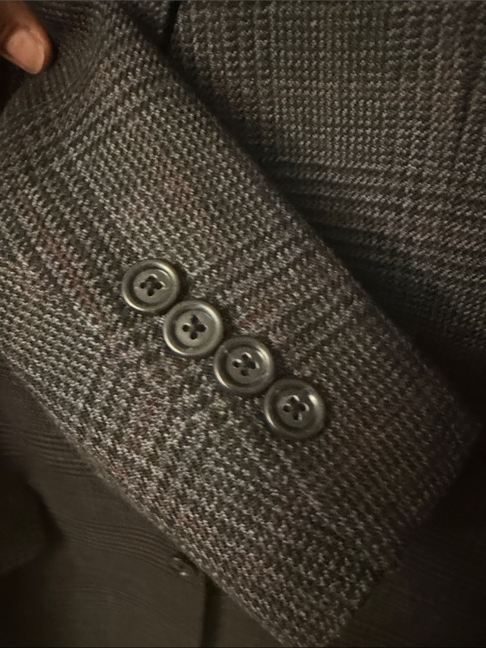 Jos. A. Bank Gray Plaid Two-Button Sport Coat - Picture 8 of 10